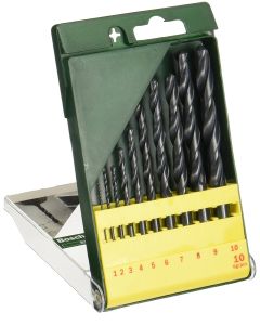10-delni set HSS-R burgija za metal BOSCH