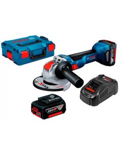 Bosch GWX 18V-10 125 mm L-Boxx 2x GBA 18V 5 Ah akumulatorska ugaona brusilica 