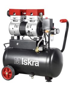 ISKRA bezuljni tihi kompresor 750W 7 bara 24l