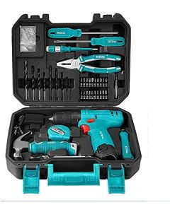 Total aku bušilica šrafilica 12V + 81-delni set alata 