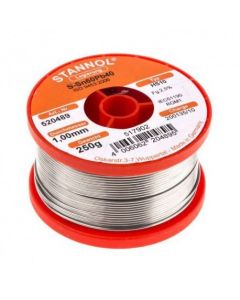 Žica za lemljenje Tinol punjena 3mm 250gr Sn60/Pb40 Stannol