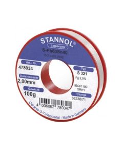 Žica za lemljenje Tinol punjena 2mm 1000gr Sn40/Pb60 Stannol