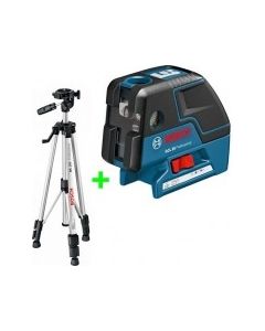 Nivelator linijsko-tačkasti GCL 25 Professional + Stativ BS 150 BOSCH
