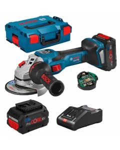 Bosch GWS 18V-15 SC 125 mm L-Boxx  2x ProCORE18V 8 Ah aku brusilica 