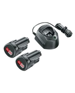 Bosch starter set 2 x akumulator PBA 12V 1;5 Ah + punjač GAL 1210