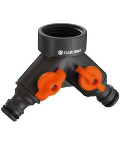 Dvokanalni razvodni ventil 1" na 2 x 1/2" GARDENA