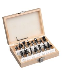 Einhell set glodala za frezer 8 mm 15 komada