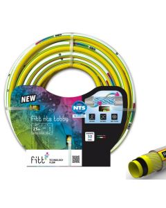 Fitt Crevo za vodu NTS Tobby no torsion sistem žuto 1/2" 25 m 