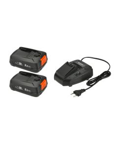 GARDENA PUNJAČ ZA BATERIJE I DVE BATERIJE 18V 2,5AH P4A SET GA 14907-20