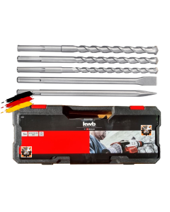 Einhell set burgija i dleta 400mm SDS-MAX 5kom