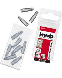 KWB by Einhell set čeličnih bitova 10 kom PZ2 bit 25mm