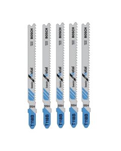 LIST TESTERE ZA UB.TEST.ZA METAL T118 B5 KOM. BOSCH