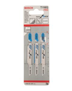 List testere za ubodnu testeru za metal T 118 G Set 3 kom. BOSCH