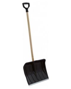 LOPATA ZA SNEG 41 ECO CRNA SA DRVENOM D DRŠKOM