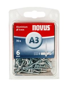 Pop nitne aluminijumske A3 x 6mm 30kom Novus