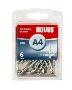 Pop nitne aluminijumske A4 x 6mm 30kom Novus