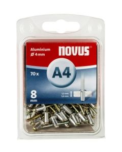 Pop nitne aluminijumske A4 x 8mm 70kom Novus