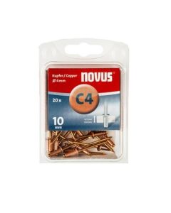 Pop nitne bakarne C4 x 10mm 20kom Novus