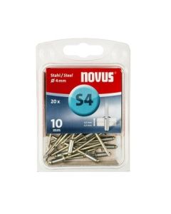 Pop nitne čelične S4 x 10mm 20kom Novus