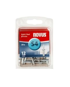 Pop nitne čelične S4 x 12mm 20kom Novus
