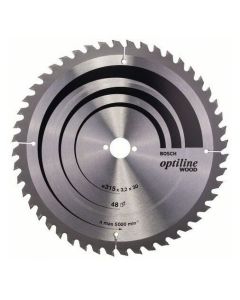 List testere za drvo Optiline 315 x 30 x 3,2mm 48Z BOSCH