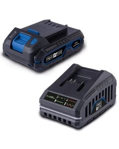 Scheppach Starter Kit IXES SBSK2.0 set punjač 2.4 A i baterija 2 Ah 