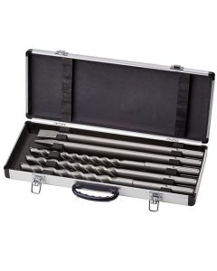 SDS max 5-delni set burgija i dleta u aluminijumskom koferu Einhell