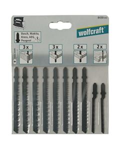 Set noževa za ubodnu testeru 10 kom T-prihvat Wolfcraft