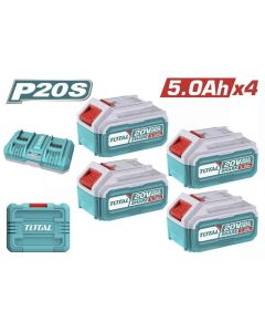 TOTAL baterija 20V 2x5Ah