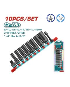 Set dubokih gedora 10 komada 3/8"