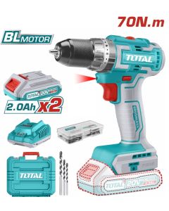 TOTAL TIDLI20605 udarna aku busilica 20V motor bez četkica 70Nm