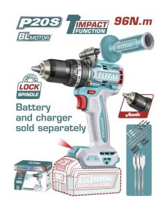 TOTAL TIDLI201452E udarna aku busilica 20V 45Nm