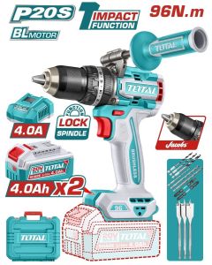 TOTAL TIDLI201452E udarna aku busilica 96Nm