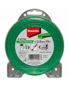 Tihi najlonski konac za košenje zeleni Ø2 mm/15 m Makita