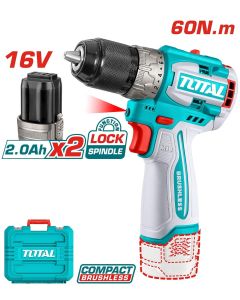 TOTAL TDLI16682 bušilica 16V sa dve baterije 60Nm