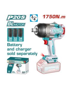 TOTAL TIWLI201751 aku udarni odvijač 1750Nm 3/4" 
