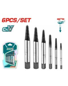 Total 6-delni set za vađenje polomljenih šrafova 