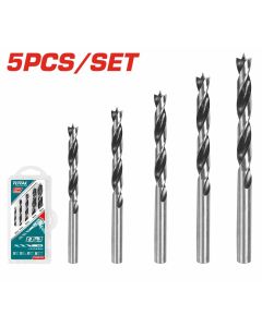 TOTAL TACSD7055 5-delni set HSS burgija za drvo