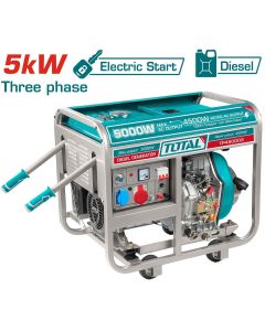 Total trofazni dizel agregat elektro start 5KW 