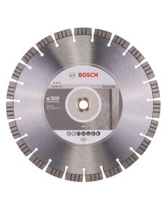 Bosch dijamantska rezna ploča Best for Concrete 350 x 20,00+25,40 x 3,2 x 15 mm 