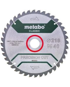 List za kružnu testeru 216mm 40z Precision cut Classic METABO